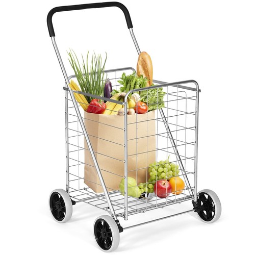 Faltbar einkaufswagen tragbar - einkaufswagen,