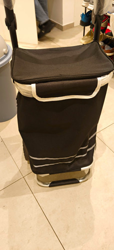 Einkaufstrolley schwarz mit - schwarz,